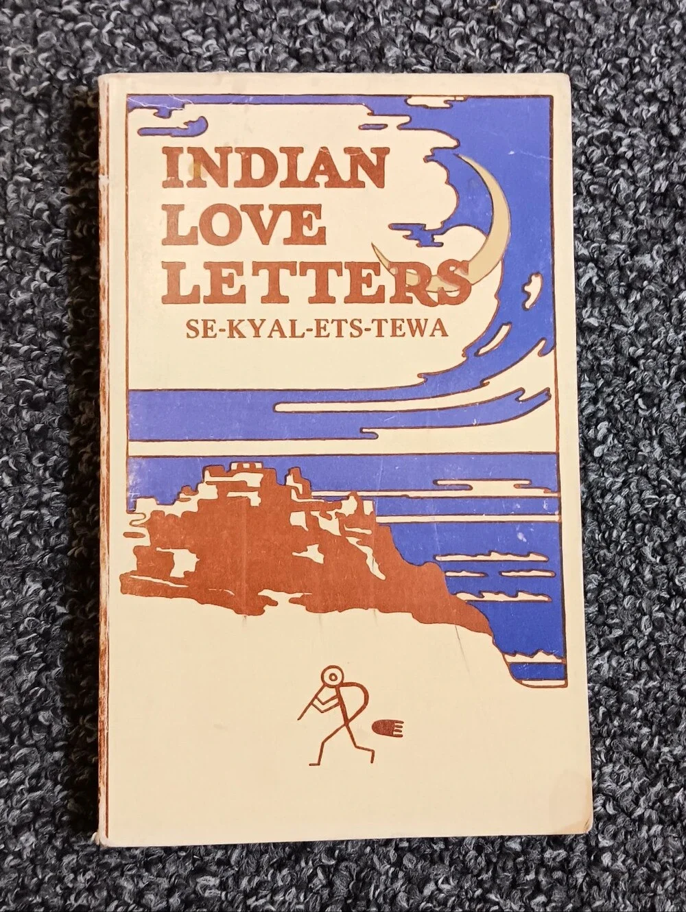 1972 Indian Love Letters Paperback Book, Hopi Native American Romance Novel VTG